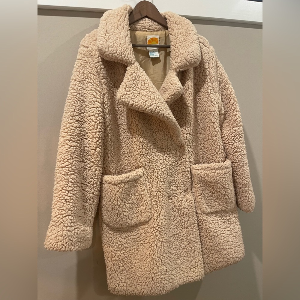 C&C California Tan Teddy Jacket